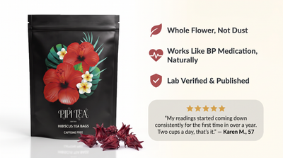PiPi Tea Hibiscus — Lower Your Blood Pressure Naturally